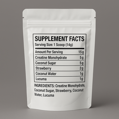 🥥🍓 Strawberry Coconut Creatine